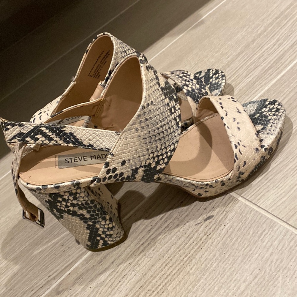 Snakeskin Steve Madden Heels, worn a couple times